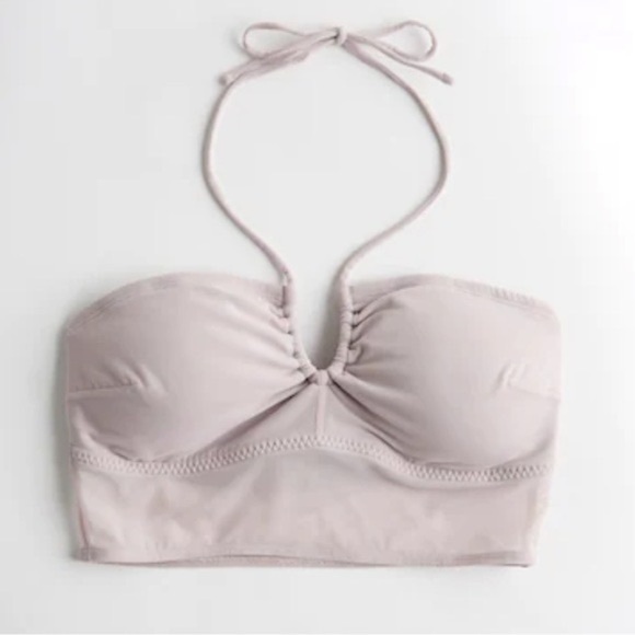 NWOT Gilly Hicks Hollister Mesh Multi-Way Strappy Longline Halter Bralette - Picture 1 of 5